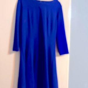 EC women’s Cipio sz small Royal Blue dress, quarter length sleeve